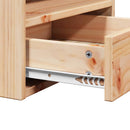 vidaXL Éjjeli asztal 2 pcs Barna 38 x 36 x 29,5 cm Tömör fenyőfa