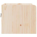 vidaXL Éjjeli asztal 2 pcs Barna 38 x 36 x 29,5 cm Tömör fenyőfa