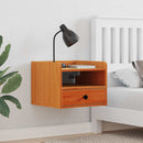vidaXL Éjjeli asztal Faggyú barna 38 x 36 x 29,5 cm Tömör fenyőfa