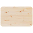 vidaXL Dohányzóasztal Természetes 80 x 50 x 31 cm Tömör fenyőfa