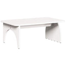 vidaXL Dohányzóasztal Fehér 80 x 50 x 31 cm Tömör fenyőfa