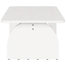 vidaXL Dohányzóasztal Fehér 80 x 50 x 31 cm Tömör fenyőfa