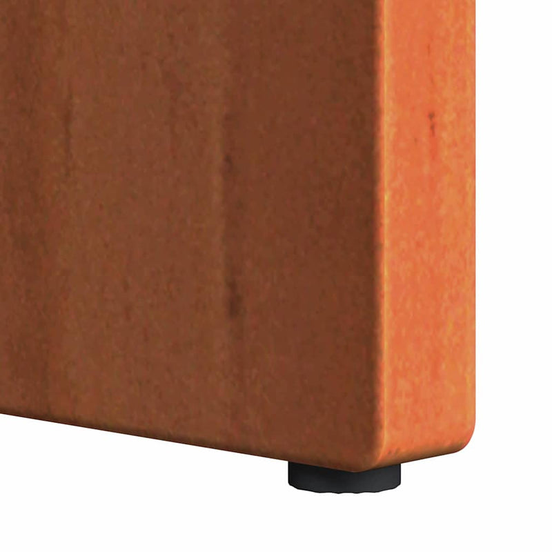 vidaXL Dohányzóasztal Viaszbarna 80 x 50 x 31 cm Tömör fenyőfa