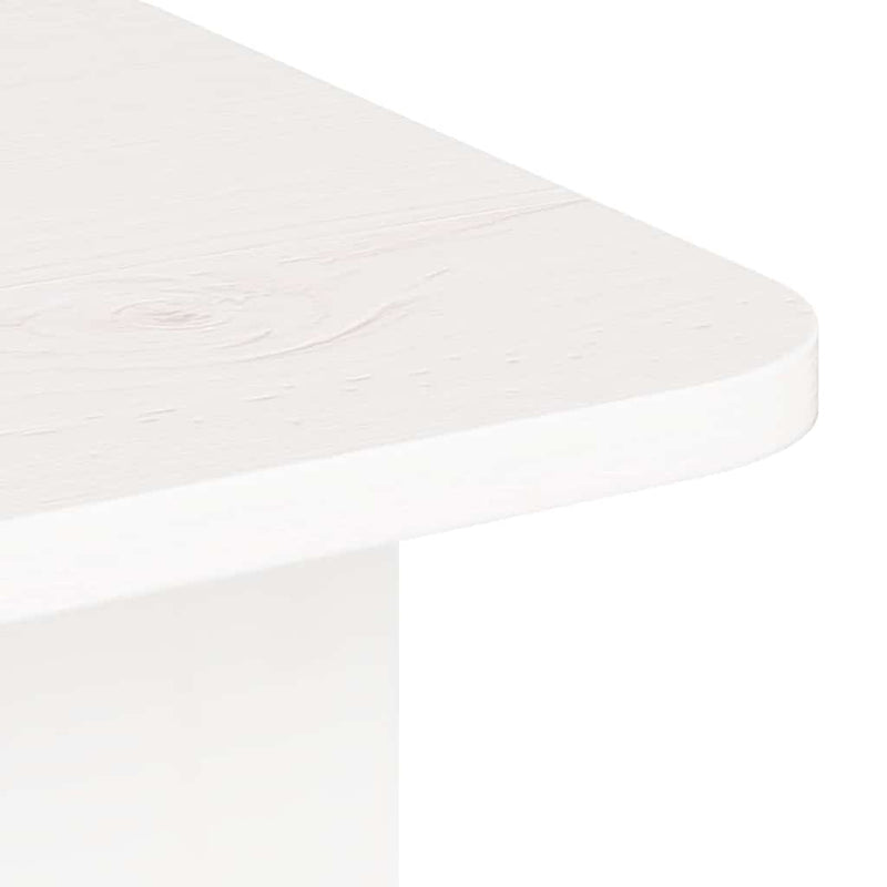 vidaXL Dohányzóasztal Fehér 80 x 39,5 x 33,5 cm Tömör fenyőfa