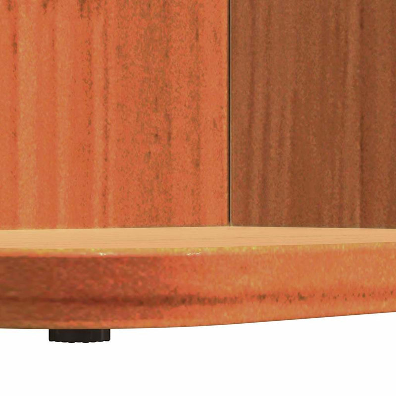vidaXL Dohányzóasztal Viaszbarna 80 x 39,5 x 33,5 cm Tömör fenyőfa