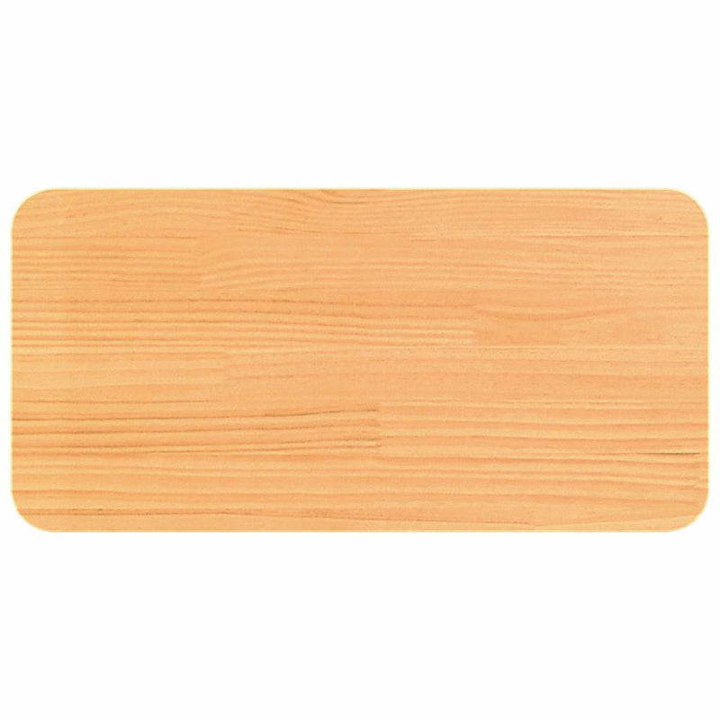vidaXL Dohányzóasztal Viaszbarna 80 x 39,5 x 33,5 cm Tömör fenyőfa