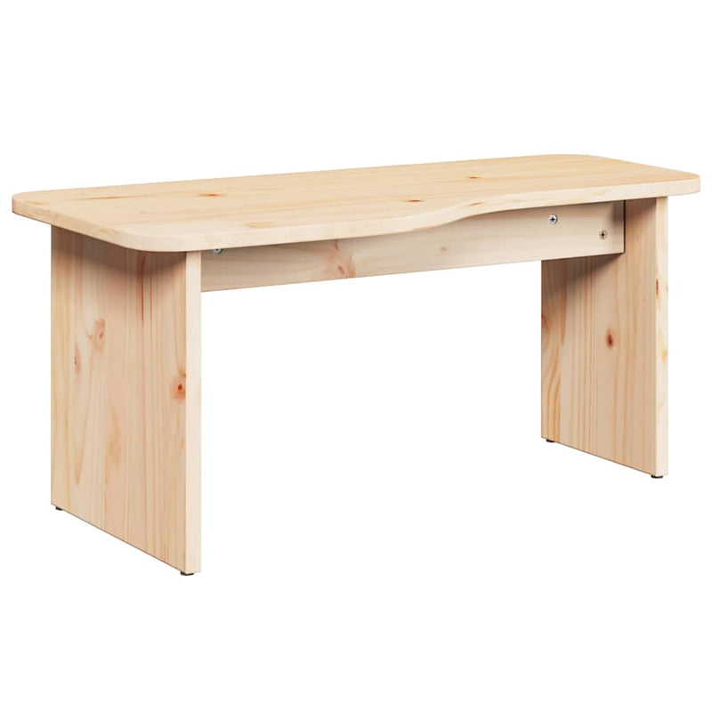 vidaXL Dohányzóasztal 2 pcs Természetes 100 x 69 x 35.5 cm