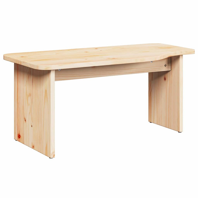 vidaXL Dohányzóasztal 2 pcs Természetes 100 x 69 x 35.5 cm