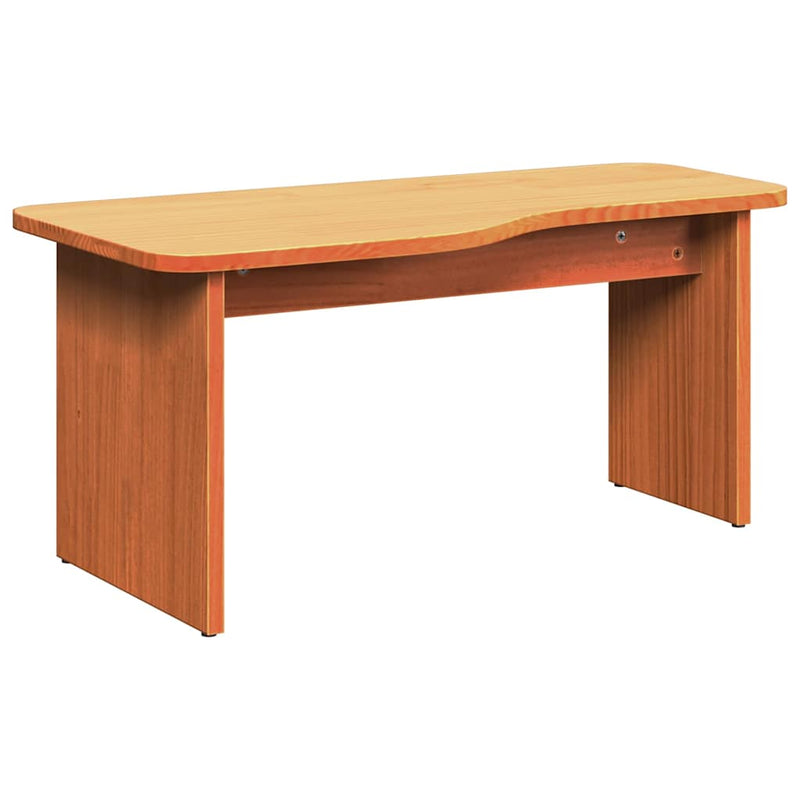vidaXL Dohányzóasztal 2 pcs Viaszbarna 100 x 69 x 35.5 cm