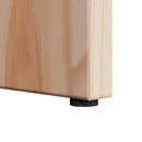 vidaXL Dohányzóasztal Természetes 50 x 40 x 50 cm Tömör fenyőfa