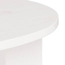 vidaXL Dohányzóasztal Fehér 50 x 40 x 50 cm Tömör fenyőfa