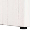 vidaXL Dohányzóasztal Fehér 50 x 40 x 50 cm Tömör fenyőfa