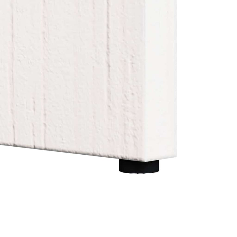 vidaXL Dohányzóasztal Fehér 50 x 40 x 50 cm Tömör fenyőfa