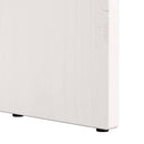 vidaXL Dohányzóasztal Fehér 50 x 50 x 35 cm Tömör fenyőfa