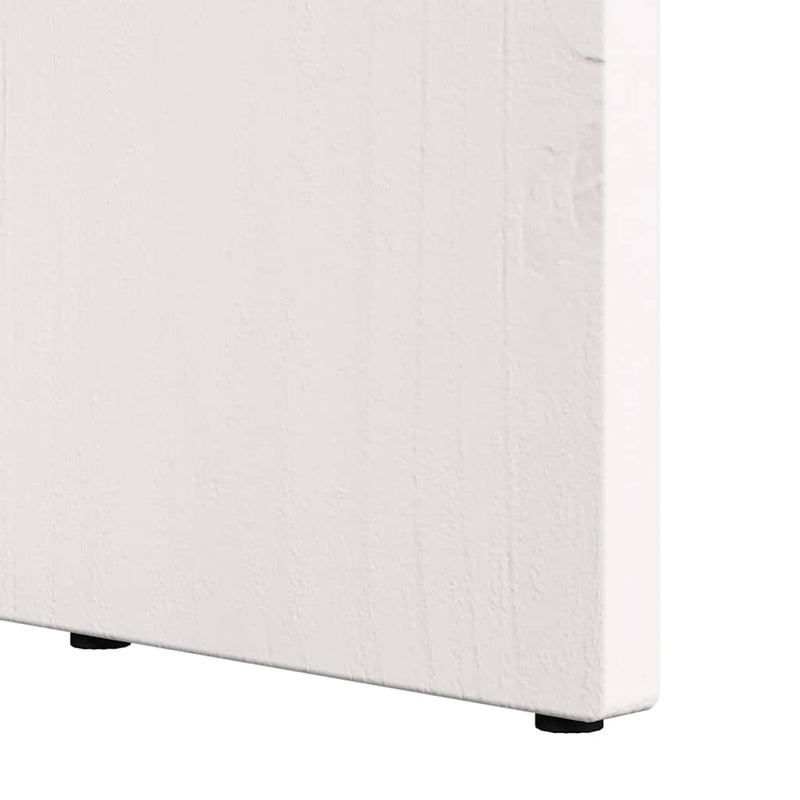 vidaXL Dohányzóasztal Fehér 50 x 50 x 35 cm Tömör fenyőfa