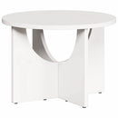 vidaXL Dohányzóasztal Fehér 50 x 50 x 35 cm Tömör fenyőfa
