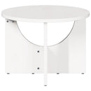 vidaXL Dohányzóasztal Fehér 50 x 50 x 35 cm Tömör fenyőfa
