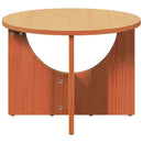 vidaXL Dohányzóasztal Faggyú barna 50 x 50 x 35 cm Tömör fenyőfa