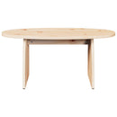 vidaXL Dohányzóasztal Barna 80 x 40 x 35 cm Tömör fenyőfa