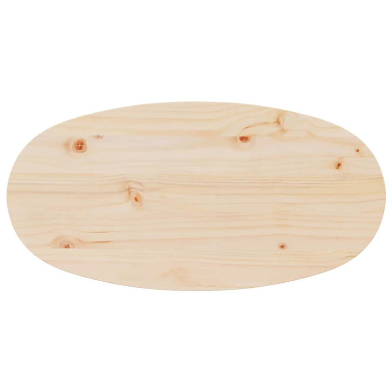 vidaXL Dohányzóasztal Természetes 80 x 40 x 35 cm Tömör fenyőfa