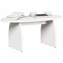 vidaXL Dohányzóasztal Fehér 80 x 40 x 35 cm Tömör fenyőfa