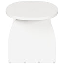 vidaXL Dohányzóasztal Fehér 80 x 40 x 35 cm Tömör fenyőfa