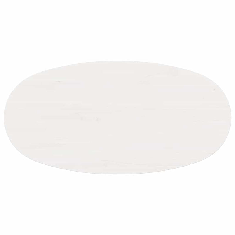 vidaXL Dohányzóasztal Fehér 80 x 40 x 35 cm Tömör fenyőfa