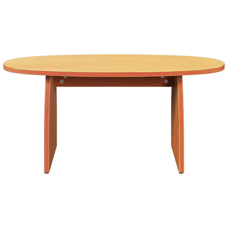 vidaXL Dohányzóasztal Viaszbarna 80 x 40 x 35 cm Tömör fenyőfa