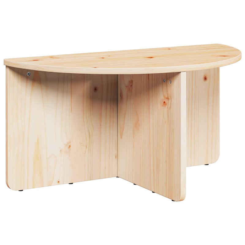 vidaXL Dohányzóasztal 2 pcs Természetes 79 x 39.5 x 40 cm
