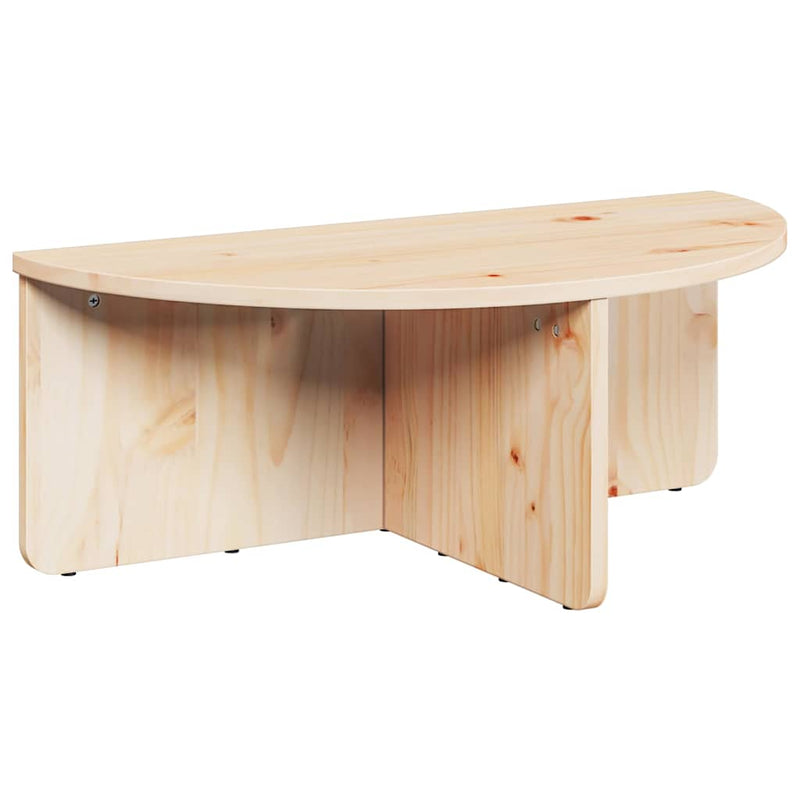 vidaXL Dohányzóasztal 2 pcs Természetes 79 x 39.5 x 40 cm