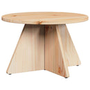 vidaXL Dohányzóasztal 3 pcs Természetes