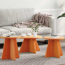 vidaXL Dohányzóasztal 3 pcs Faggyú barna