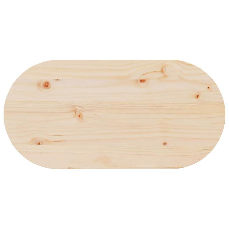 vidaXL Dohányzóasztal Természetes 80 x 39.5 x 35 cm Tömör fenyőfa