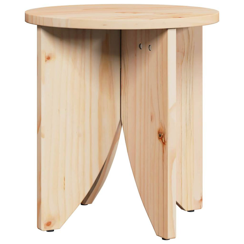 vidaXL Dohányzóasztal 2 pcs Természetes 41.5 x 41.5 x 44 cm