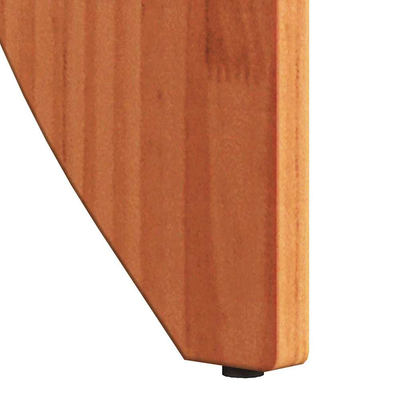 vidaXL Dohányzóasztal 2 pcs Viaszbarna 41.5 x 41.5 x 44 cm