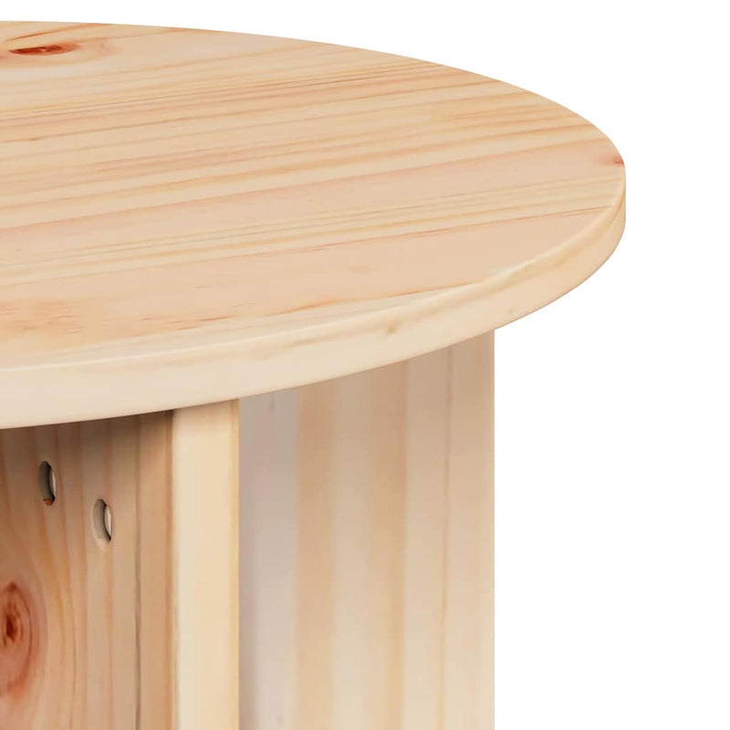 vidaXL Dohányzóasztal 2 pcs Természetes