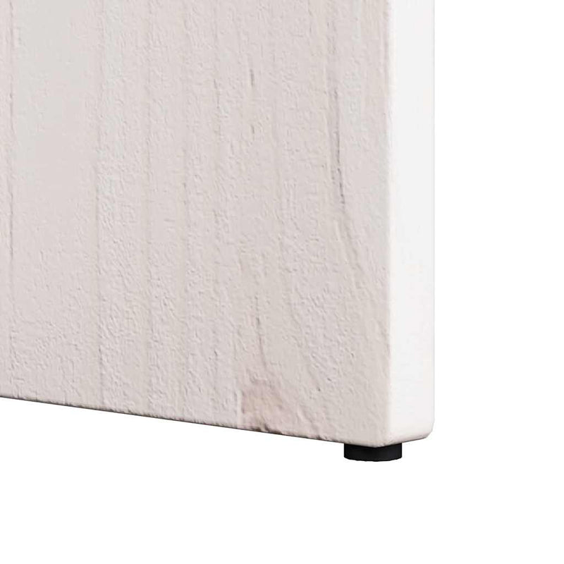 vidaXL Dohányzóasztal 2 pcs Fehér 41.5 x 41.5 x 41 cm Tömör fenyőfa