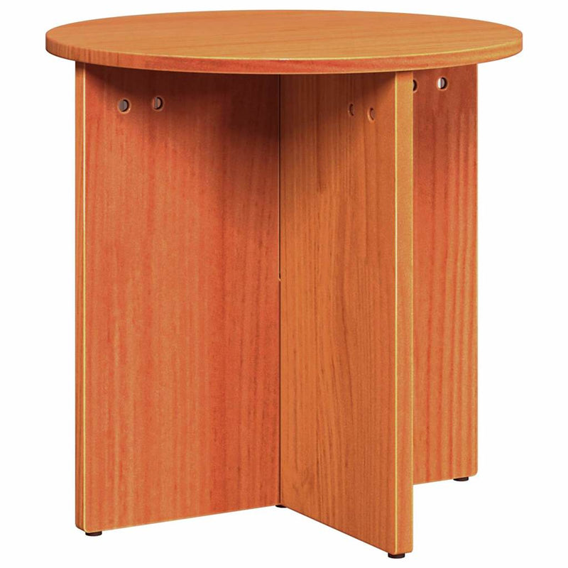 vidaXL Dohányzóasztal 2 pcs Viaszbarna 41.5 x 41.5 x 41 cm