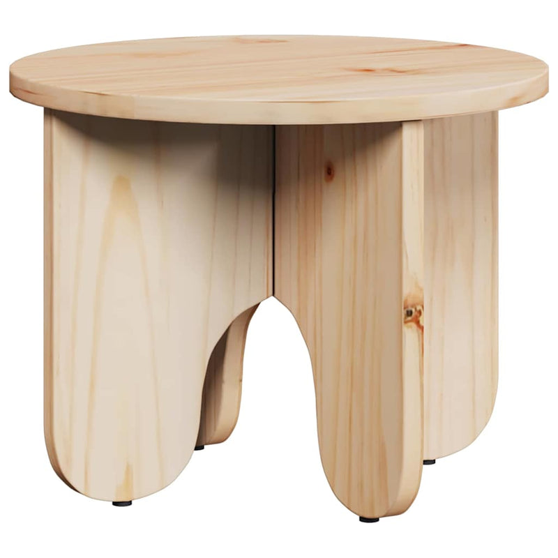 vidaXL Dohányzóasztal 2 pcs Természetes 39.5 x 39.5 x 30 cm