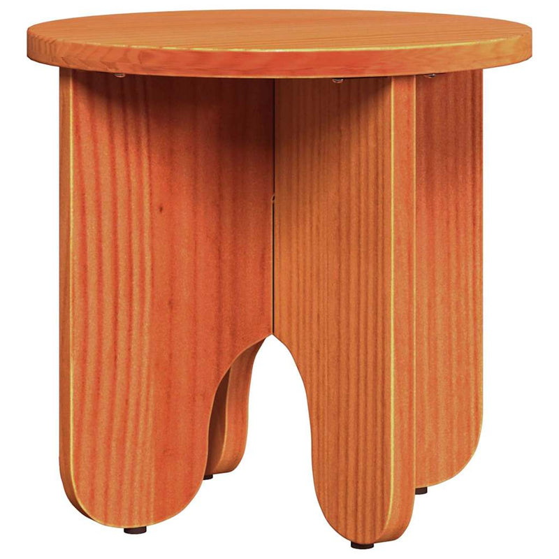 vidaXL Dohányzóasztal 2 pcs Viaszbarna 39.5 x 39.5 x 30 cm