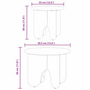 vidaXL Dohányzóasztal 2 pcs Faggyú barna Tömör fenyőfa