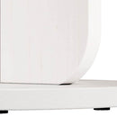 vidaXL Dohányzóasztal Fehér 39,5 x 39,5 x 53,5 cm Tömör fenyőfa