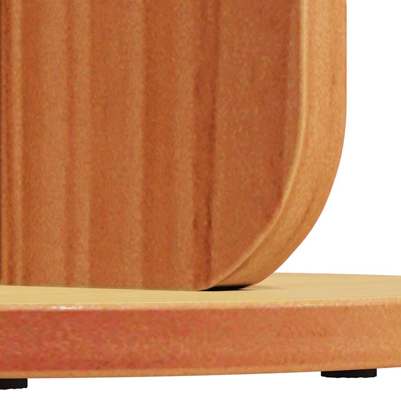 vidaXL Dohányzóasztal Faggyú barna 39,5 x 39,5 x 53,5 cm Tömör fenyőfa