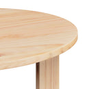 vidaXL Dohányzóasztal 2 pcs Természetes Tömör fenyőfa