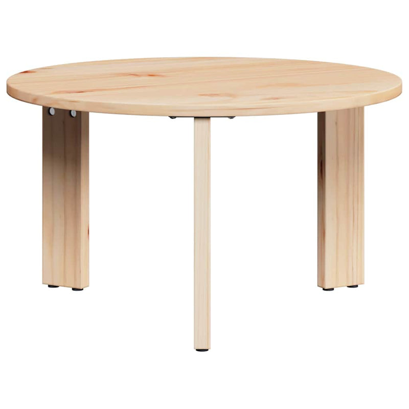 vidaXL Dohányzóasztal 3 pcs Természetes 47.5 x 47.5 x 27 cm