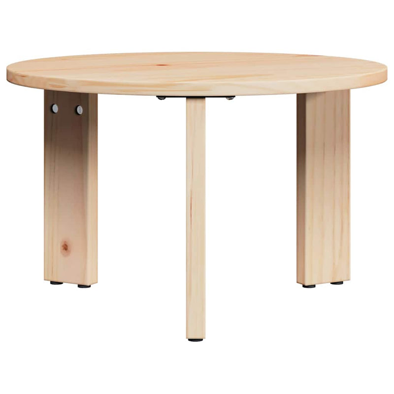 vidaXL Dohányzóasztal 3 pcs Természetes 47.5 x 47.5 x 27 cm