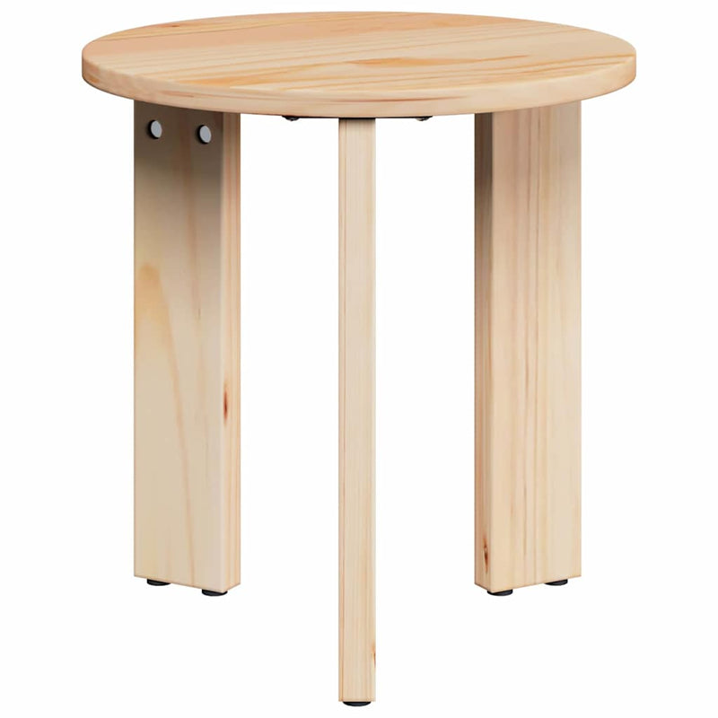 vidaXL Dohányzóasztal 3 pcs Természetes 47.5 x 47.5 x 27 cm