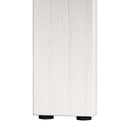 vidaXL Dohányzóasztal 3 pcs Fehér Tömör fenyőfa