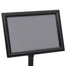 vidaXL Poszter Állványok 2 pcs Fekete 45 x 32,7 x 108 cm Alumínium