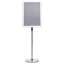 vidaXL Poszter Állványok 2 pcs Ezüst 45 x 32,7 x 108 cm Alumínium